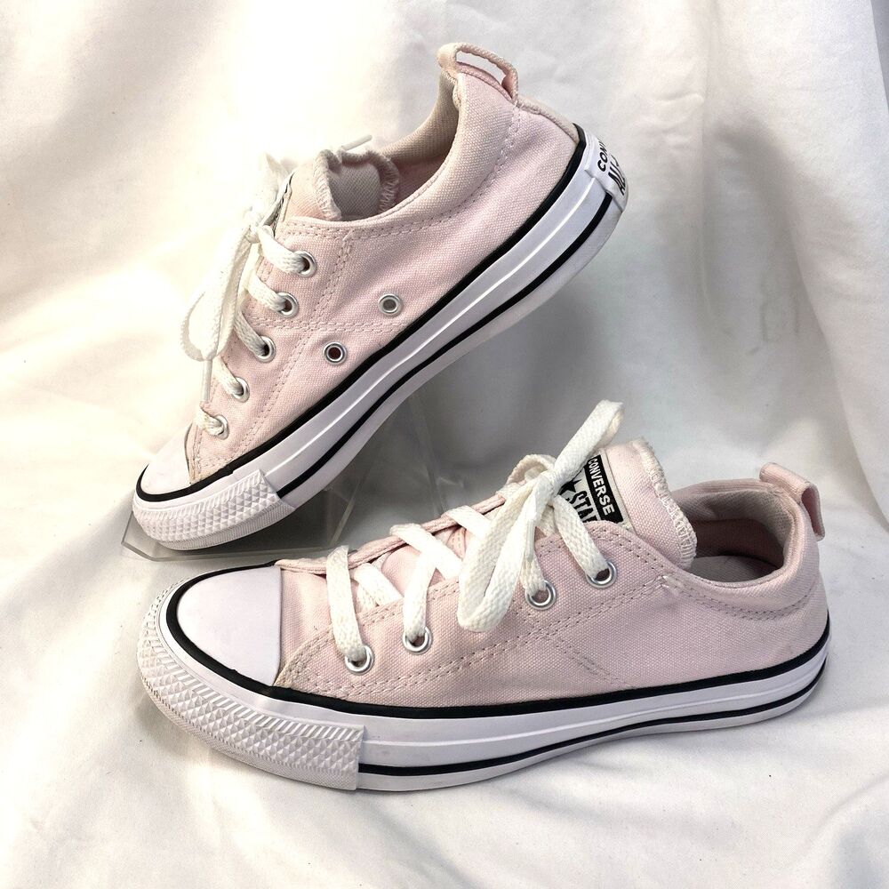 Converse Chuck Taylor All Star Kids Low Top Lace-Up Sneakers Pink/White Size 3.5